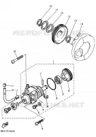 POMPE A HUILE pour Yamaha SNOSCOOT de 1989