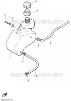 RESERVOIR D'HUILE pour Yamaha SNOSCOOT de 1989
