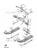 SKI pour Yamaha SNOSCOOT de 1989