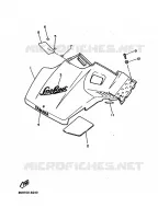 COUVERCLE CARROSSERIE AVANT pour Yamaha SNOSCOOT de 1989