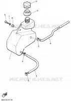 RESERVOIR D'HUILE pour Yamaha SNOSCOOT de 1989