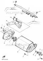SUPPORT MOTEUR pour Yamaha SNOSCOOT de 1989
