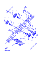 SUSPENSION DE CHENILLE 1 pour Yamaha Snoscoot_Electric Start de 1988