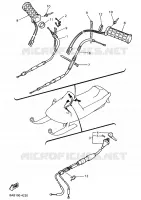 CABLE DE COMMANDE pour Yamaha VMAX 500 de 1995