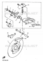 FREIN pour Yamaha VMAX 500 de 1995