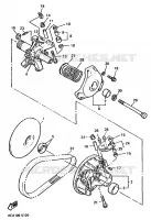 POULIE PRIMAIRE pour Yamaha VMAX 500 de 1995