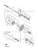 POULIE SECONDAIRE pour Yamaha VMAX 500 de 1995