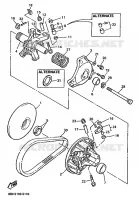 POULIE PRIMAIRE pour Yamaha PHAZER II ST de 1995