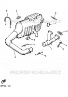 ECHAPPEMENT pour Yamaha VENTURE GT de 1992