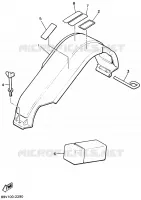 PROTECTION ET BOITE DE RANGEMENT pour Yamaha VENTURE GT de 1992