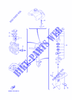 PIECES D'ENTRETIEN pour Yamaha F2.5A Manual Starter, Tiller Handle, Manual Tilt, Shaft 15
