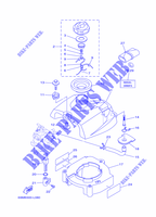 CARBURATEUR pour Yamaha F2.5A Manual Starter, Tiller Handle, Manual Tilt, Shaft 20