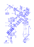 KIT DE REPARATION 1 pour Yamaha F2.5A Manual Starter, Tiller Handle, Manual Tilt, Shaft 15