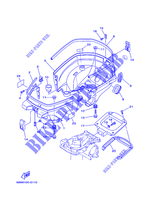 CAPOT INFERIEUR pour Yamaha F2.5A Manual Starter, Tiller Handle, Manual  Tilt, Shaft 20