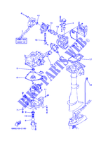 KIT DE REPARATION 1 pour Yamaha F2.5A Manual Starter, Tiller Handle, Manual  Tilt, Shaft 20