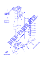 KIT DE REPARATION 3 pour Yamaha F2.5A Manual Starter, Tiller Handle, Manual  Tilt, Shaft 20