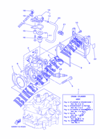 CYLINDRE / CARTER MOTEUR 1 pour Yamaha F2.5A Manual Starter, Tiller Handle, Manual Tilt, Shaft 20
