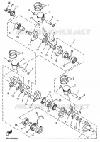 VILEBREQUIN / PISTON pour Yamaha SXR600 de 2003