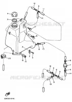 RESERVOIR D'HUILE pour Yamaha VK540 III de 1992