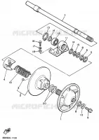 POULIE SECONDAIRE pour Yamaha VK540 III de 1992