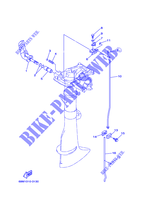 COMMANDE D'ACCELERATEUR pour Yamaha F2.5A Manual Starter, Tiller Handle, Manual Tilt, Shaft 20