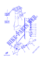KIT DE REPARATION 3 pour Yamaha F2.5A 4 Stroke, Manual Starter, Tiller Handle, Manual Tilt de 2008