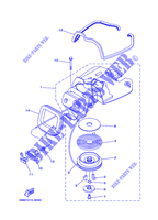 DEMARREUR pour Yamaha F2.5A 4 Stroke, Manual Starter, Tiller Handle, Manual Tilt de 2008
