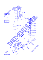 KIT DE REPARATION 3 pour Yamaha F2.5A 4 Stroke, Manual Starter, Tiller Handle, Manual Tilt de 2008