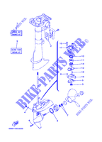 KIT DE REPARATION 3 pour Yamaha F2.5A 4 Stroke, Manual Starter, Tiller Handle, Manual Tilt de 2007