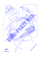 CARENAGE SUPERIEUR pour Yamaha F2.5A 4 Stroke, Manual Starter, Tiller Handle, Manual Tilt de 2007
