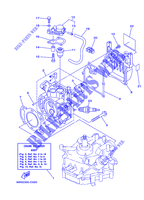 CYLINDRE / CARTER MOTEUR 1 pour Yamaha F2.5M Manual Starter, Tiller Handle, Manual Tilt, Shaft 15
