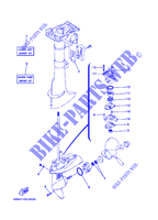 KIT DE REPARATION 3 pour Yamaha F2.5M Manual Starter, Tiller Handle, Manual Tilt, Shaft 15