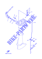 COMMANDE D'ACCELERATEUR pour Yamaha F2.5M Manual Starter, Tiller Handle, Manual Tilt, Shaft 20