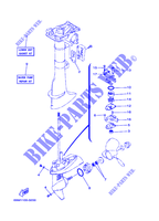 KIT DE REPARATION 3 pour Yamaha F2.5M Manual Starter, Tiller Handle, Manual Tilt, Shaft 20
