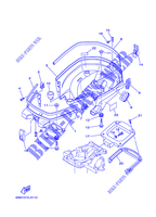 CAPOT INFERIEUR pour Yamaha F2.5A 4 Stroke, Manual Starter, Tiller Handle, Manual Tilt de 2006