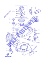 CARBURATEUR pour Yamaha F2.5A 4 Stroke, Manual Starter, Tiller Handle, Manual Tilt de 2006
