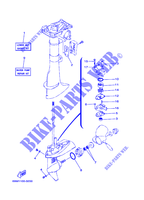 KIT DE REPARATION 3 pour Yamaha F2.5A 4 Stroke, Manual Starter, Tiller Handle, Manual Tilt de 2006
