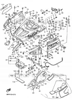 COUVERCLE CARROSSERIE AVANT pour Yamaha VMAX-4 ST de 1994