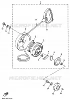 DEMARREUR KICK pour Yamaha VMAX-4 ST de 1994