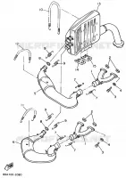 ECHAPPEMENT pour Yamaha VMAX-4 ST de 1994
