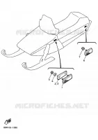 ELECTRIQUE 3 pour Yamaha VMAX-4 ST de 1994