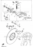 FREIN pour Yamaha VMAX-4 ST de 1994