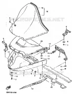 PARE BRISE pour Yamaha VMAX-4 ST de 1994