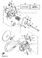 POULIE PRIMAIRE pour Yamaha VMAX-4 ST de 1994