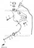 RESERVOIR D'HUILE pour Yamaha VMAX-4 ST de 1994