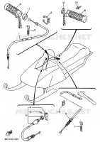 CABLE DE COMMANDE pour Yamaha VMAX-4 ST de 1994