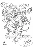 COUVERCLE CARROSSERIE AVANT pour Yamaha VMAX-4 ST de 1994