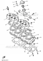CULASSE pour Yamaha VMAX-4 ST de 1994