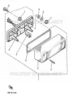 FEU ARRIERE pour Yamaha VMAX-4 ST de 1994