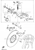 FREIN pour Yamaha VMAX-4 ST de 1994